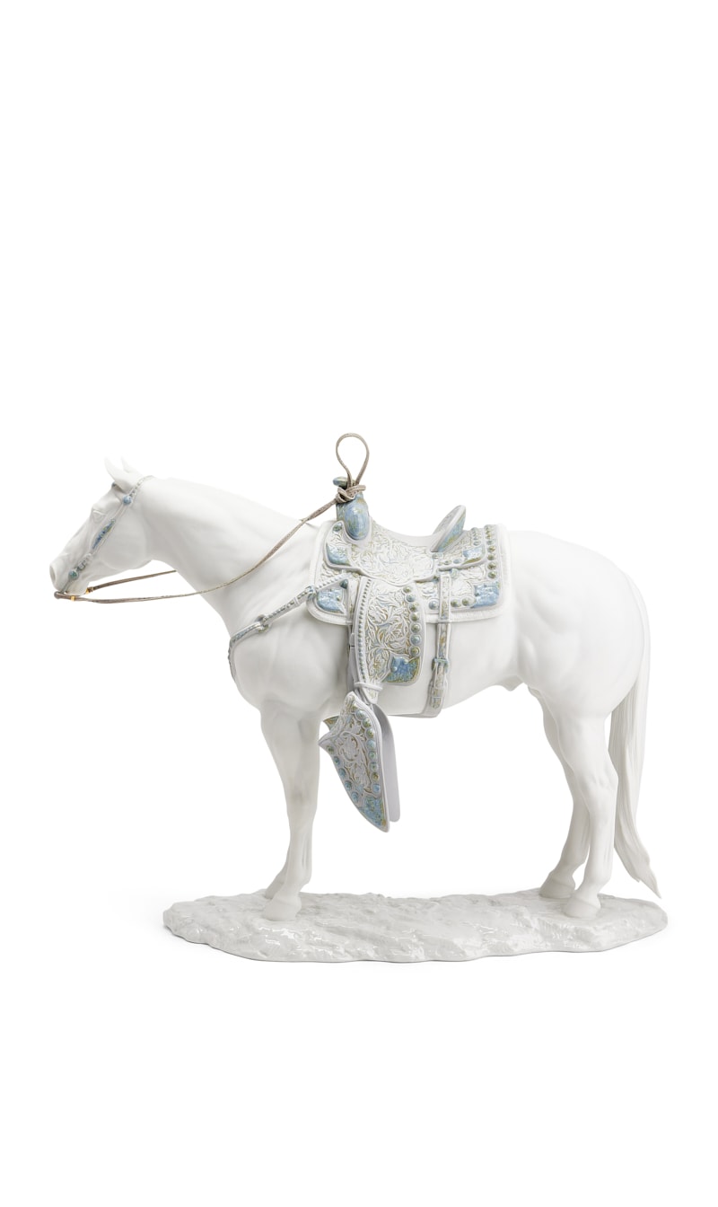

White Quarter Horse
