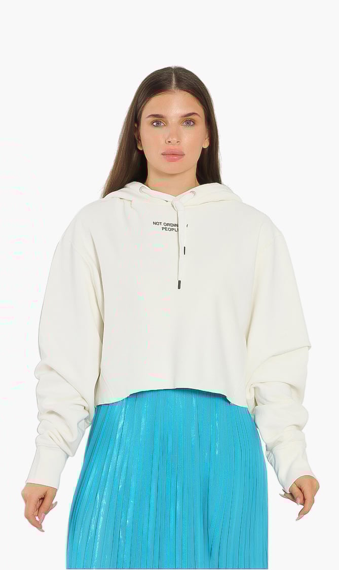 

REPLAY Not Ordinary People Crop Hoodie
