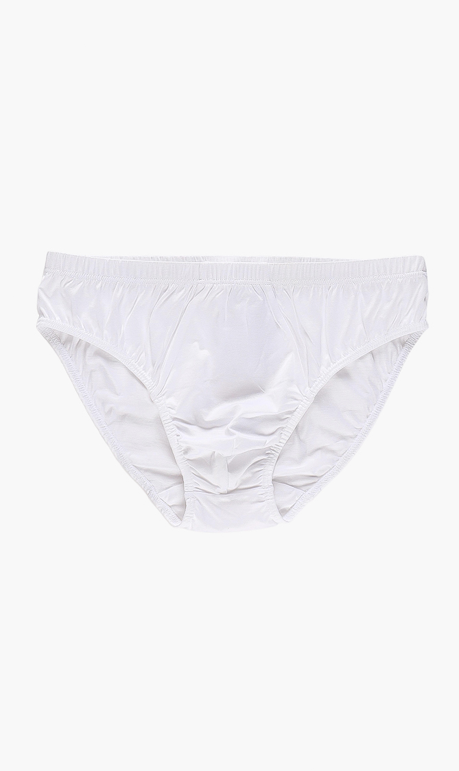 Club Cotton Briefs, White