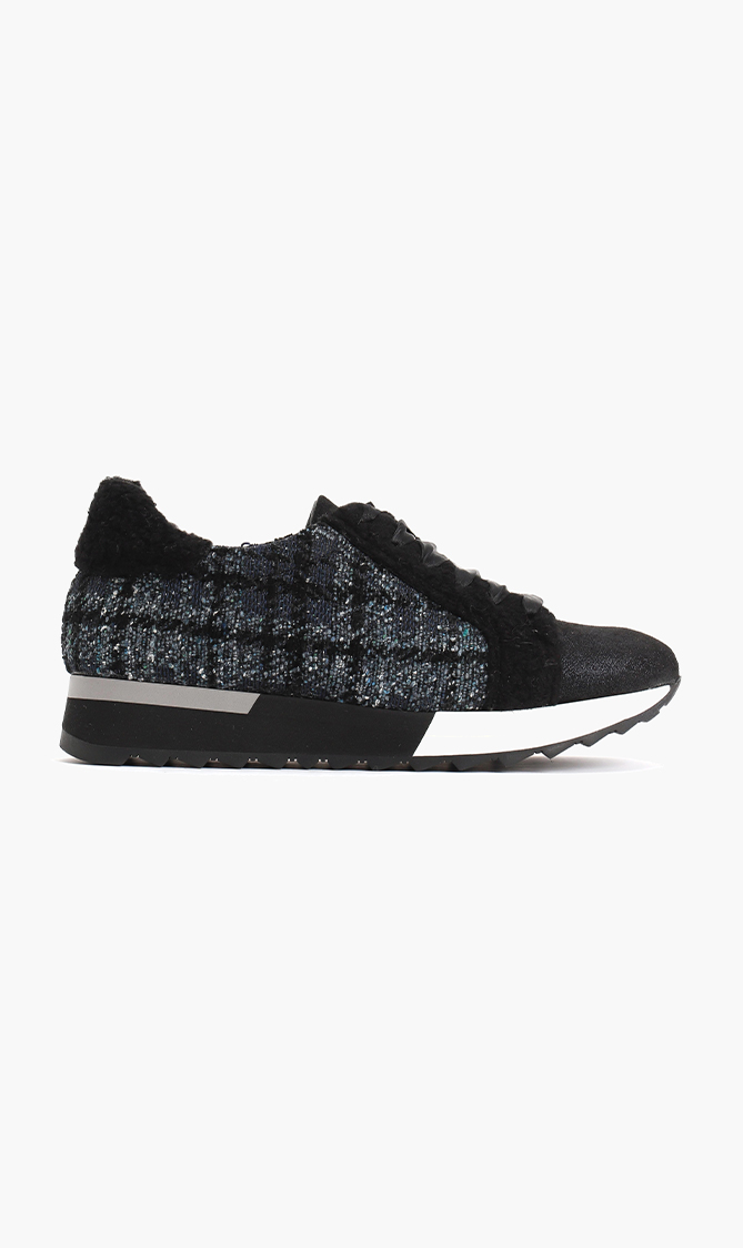 

Checked Sneakers, Blue