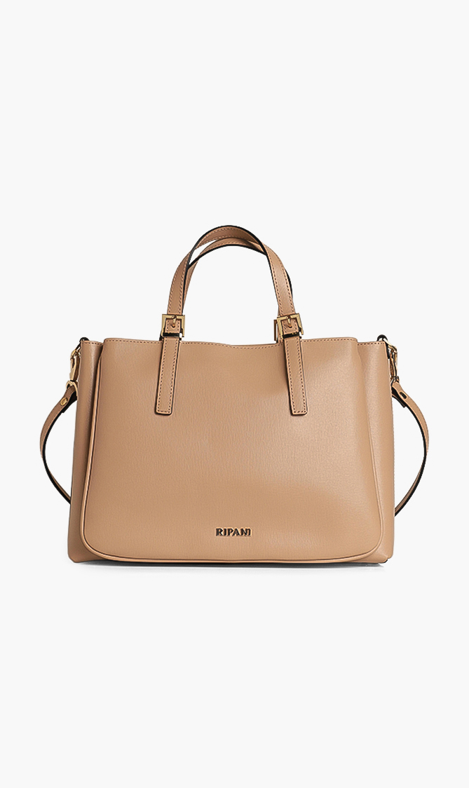 

RIPANI Grain Leather Tote Bag