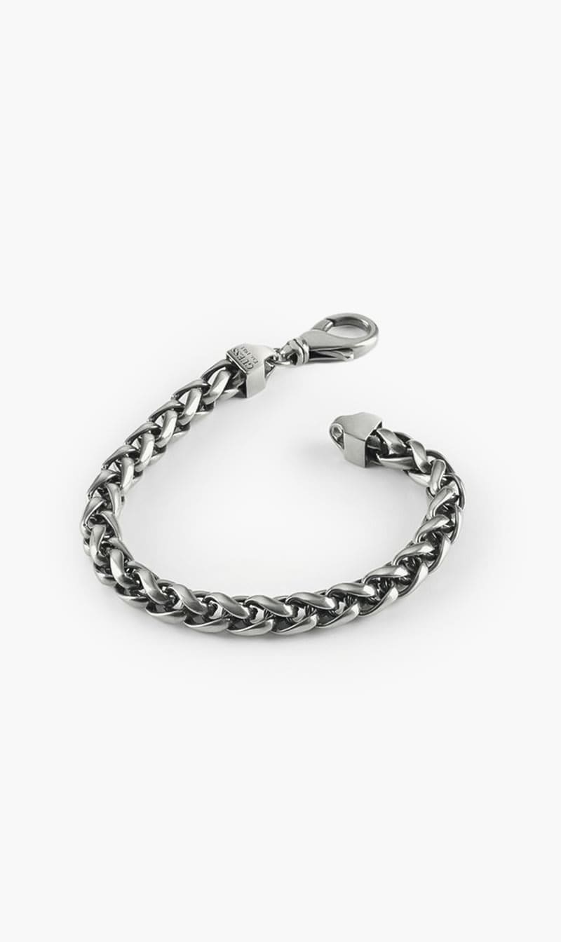 

Guess Grey Mens Br Wheat Wire Chain 7mm As May2022 for Men | The Deal Outlet