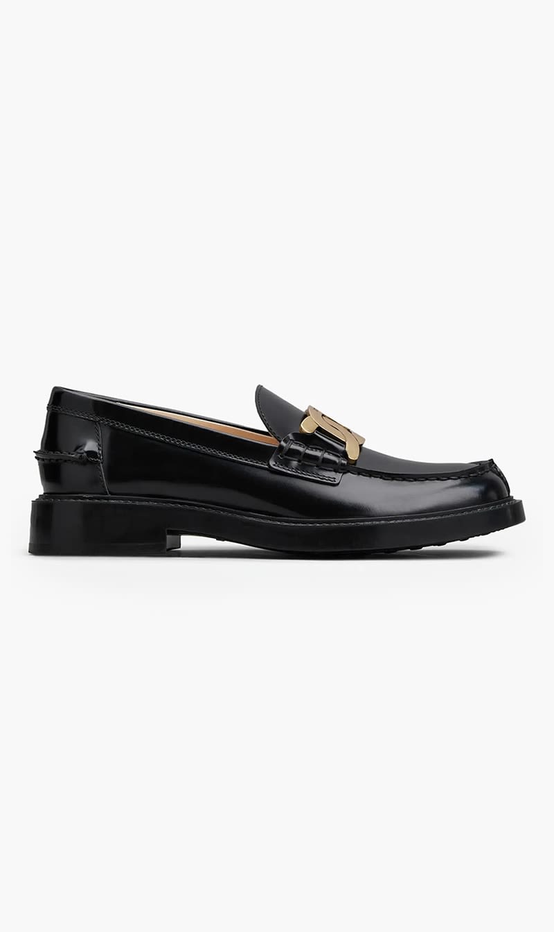 

Tod's Black Gomma Loafers for Women | The Deal Outlet