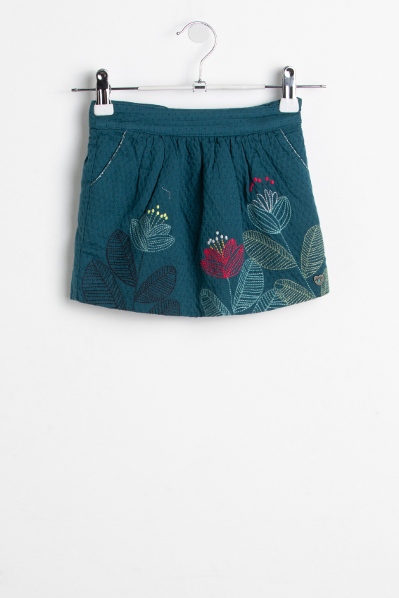 

Catimini Embroidered Skirt