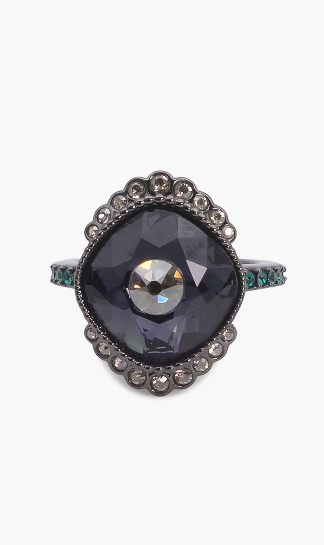 

SWAROVSKI Black Baroque Ring, 52mm