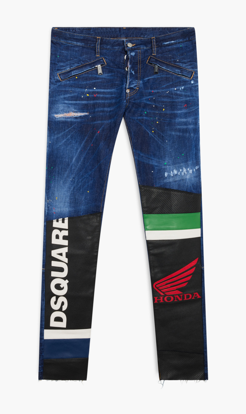 

Dsquared2 Blue Pants 5 Pockets for Men | The Deal Outlet