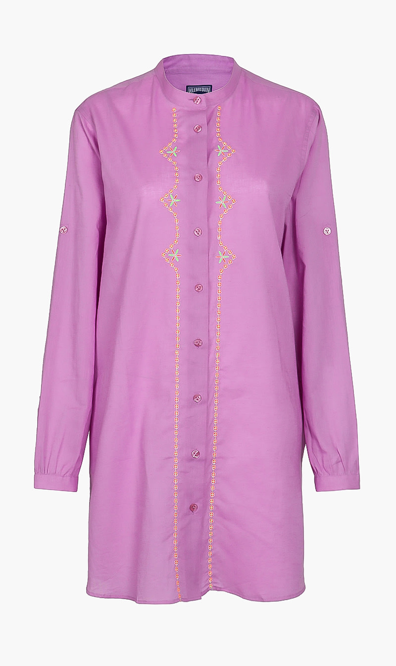 

Embroidered Floral Shirt