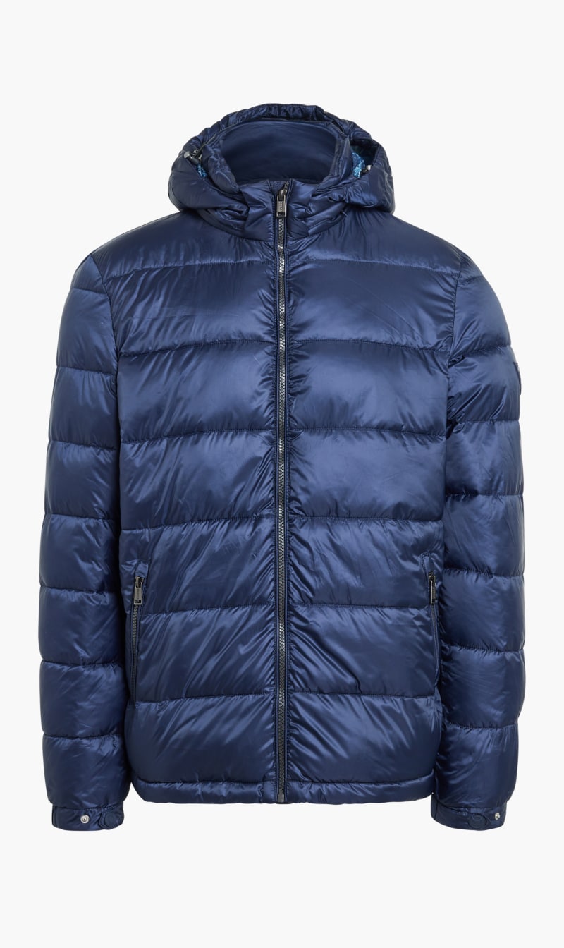 

Guess Blue Super Light Puff Jacket for Men | The Deal Outlet