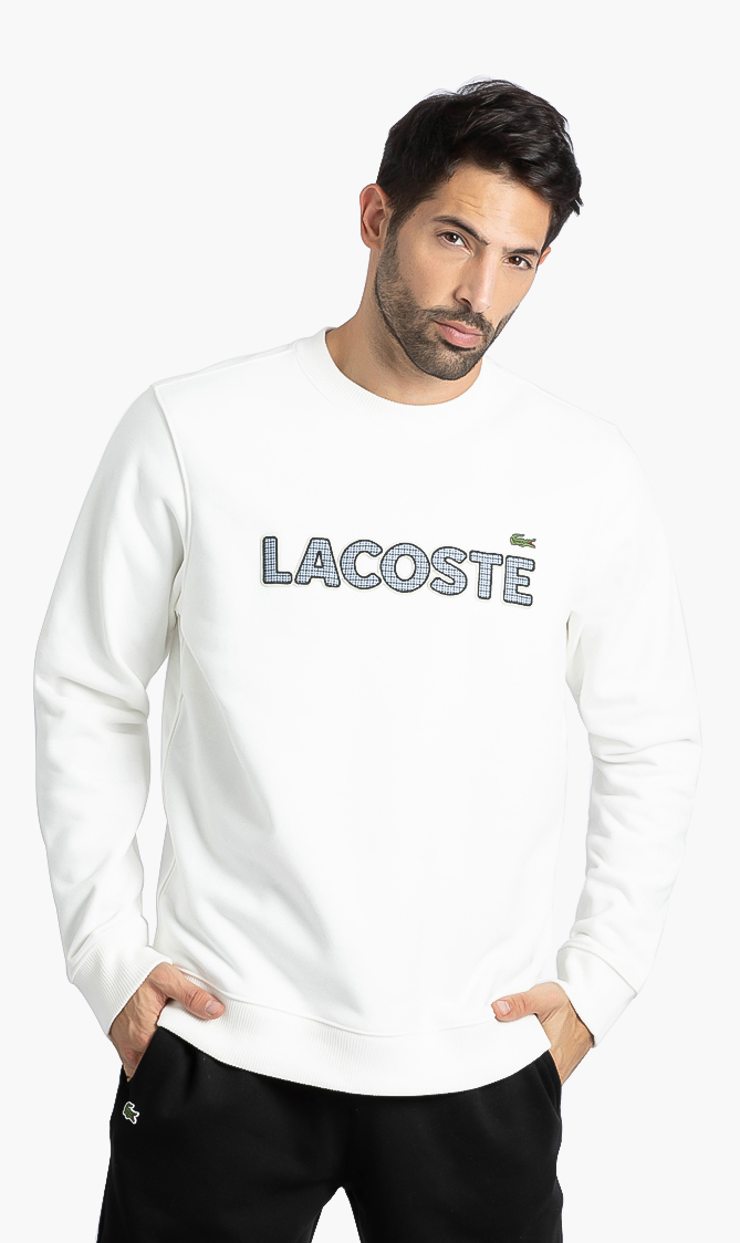 

Lacoste Crew Neck Check Lacoste Badge Fleece Sweatshirt