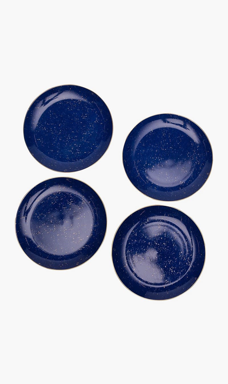 

L'objet Set Of 4 Lapis Dessert Plates | The Deal Outlet