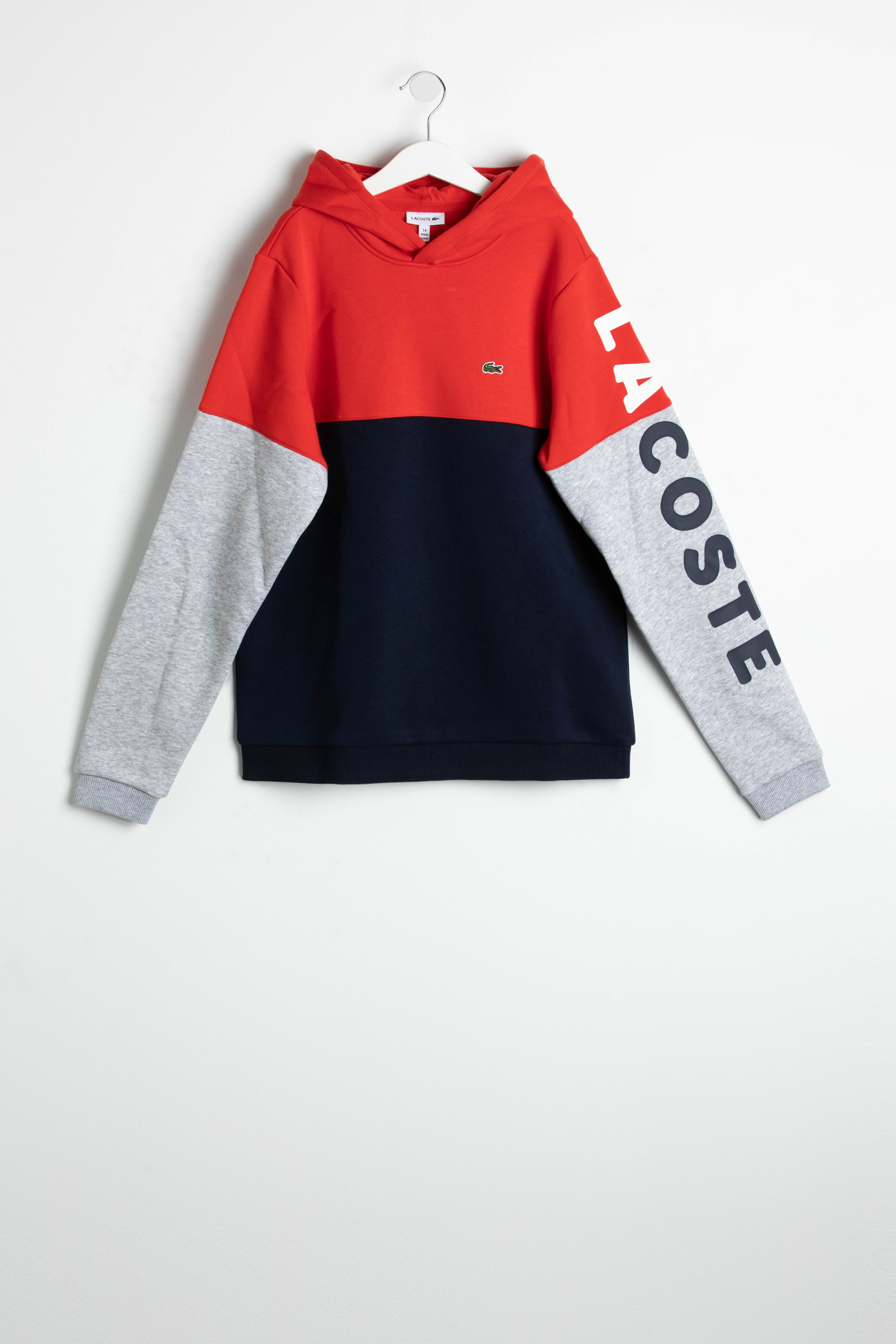 

Logo Color Block Hooded Sweatshirt