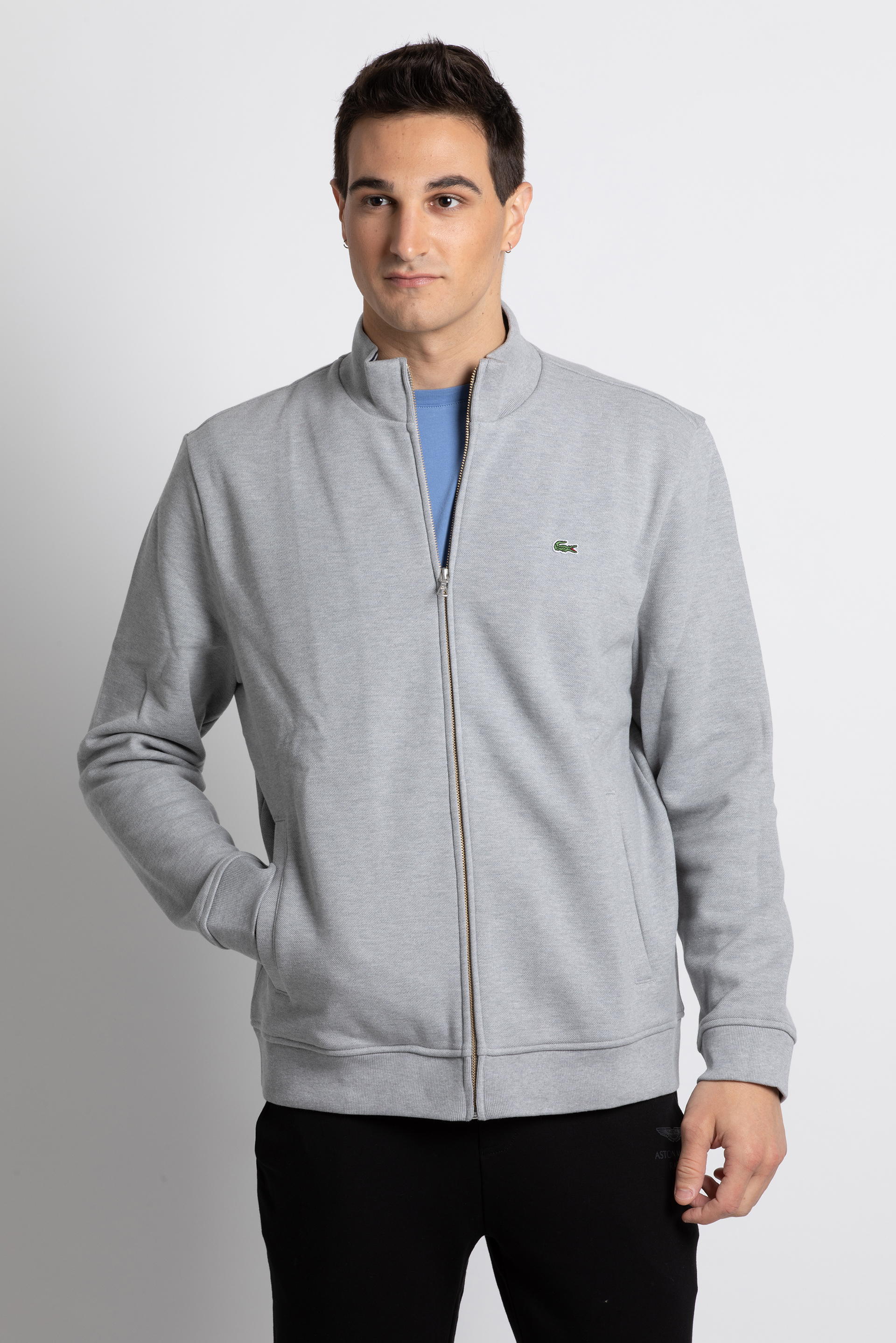 

Lacoste Zippered Fleece Sweatshirt