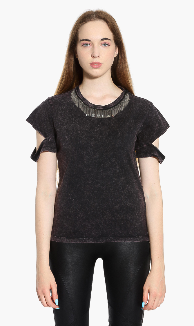 

Replay Slits On Sleeves T-shirt