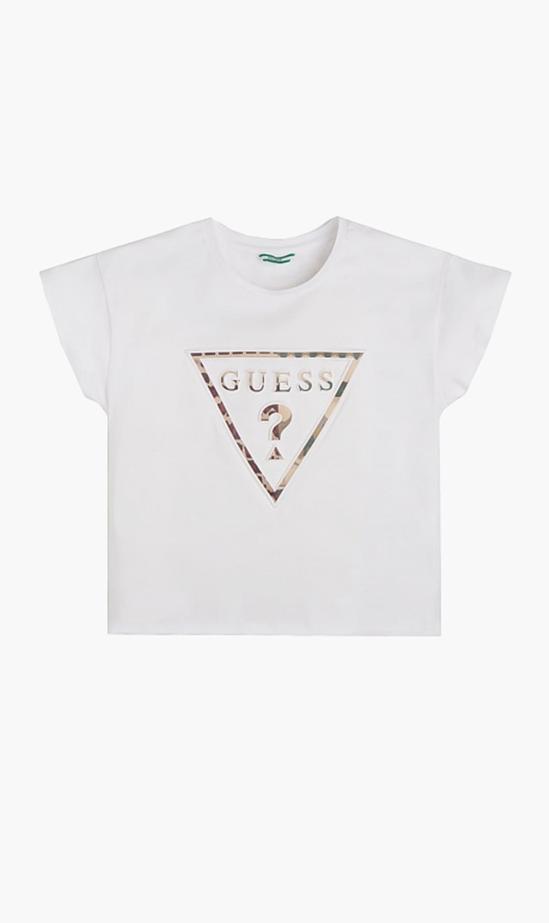 

Crew Neck Logo Tshirt, White