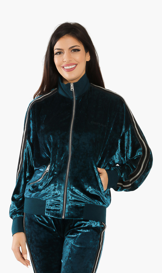 

Replay Velvet Zipped Jacket