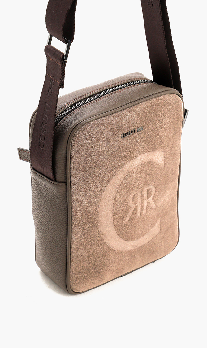 

Cerruti Suede Leather Crossbody Bag