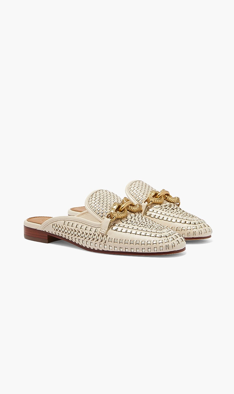 

Jessa Woven Loafers, Beige