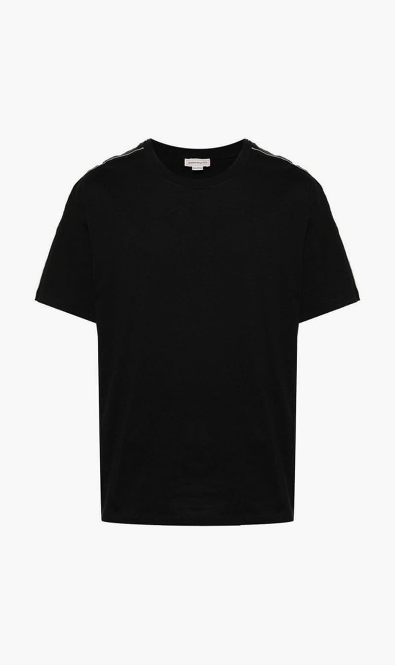 

Alexander Mcqueen Black Crew Neck T Shirt for Men | The Deal Outlet