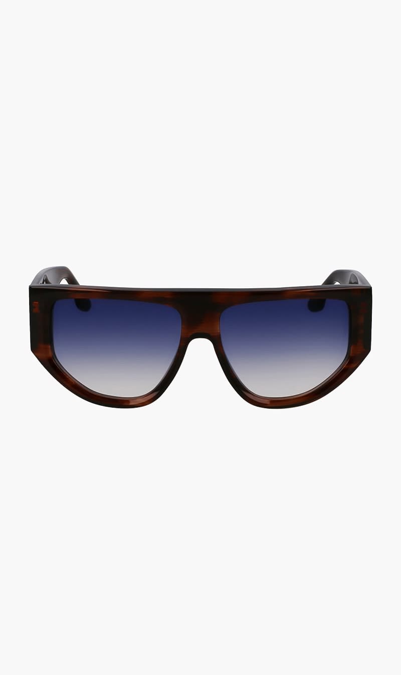 Victoria Beckham Brown Oval Sunglasses for Women