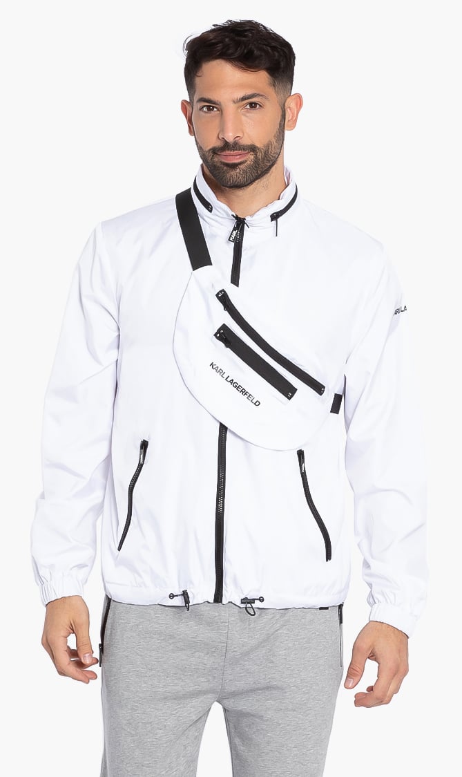 

Karl Lagerfeld Hooded Blouson Jacket
