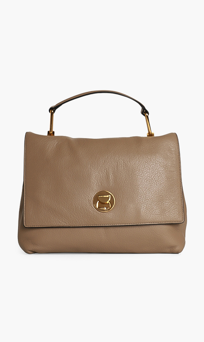 

COCCINELLE Grain Leather Top Handle Bag