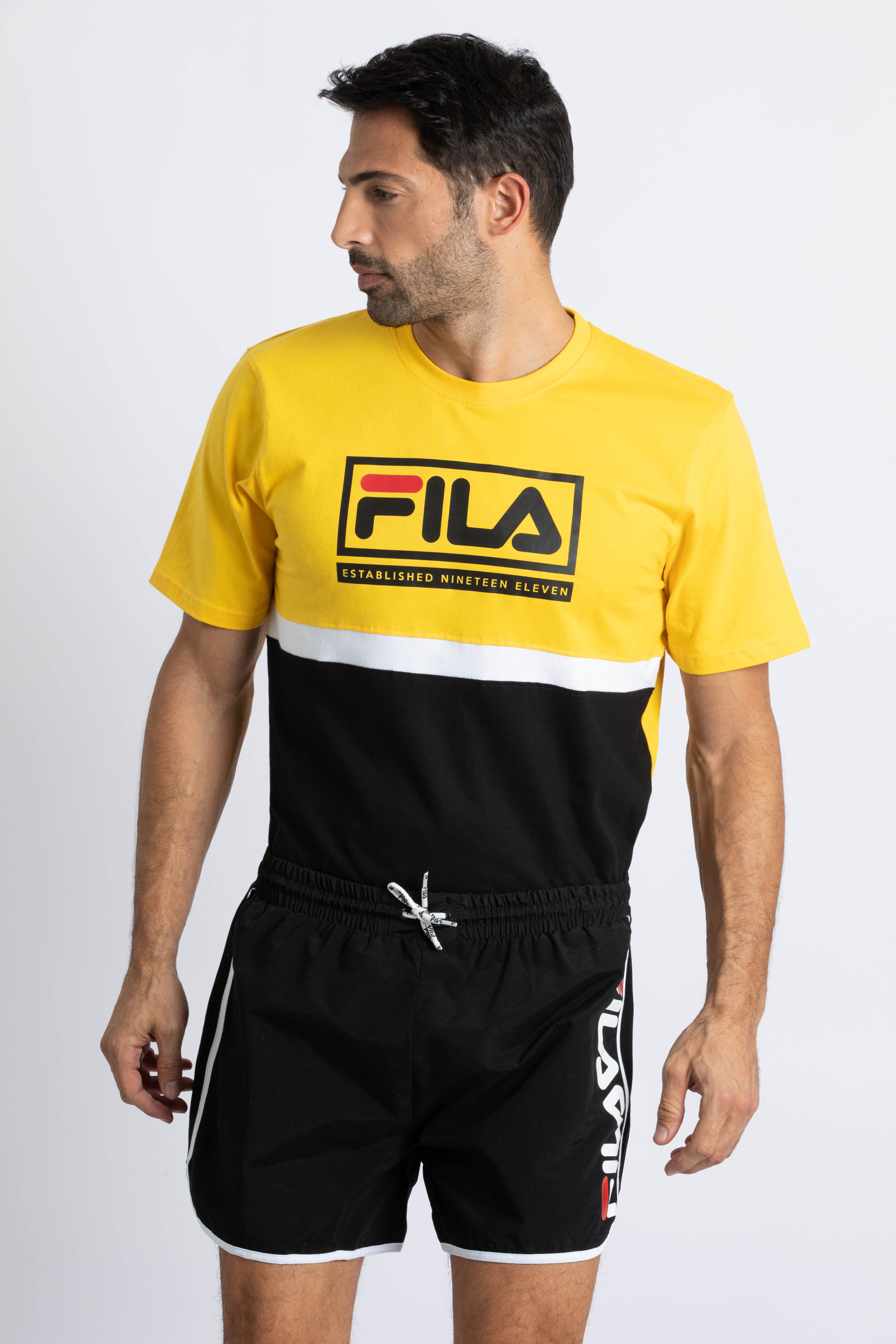 

Fila Oscar Contrast Piping Swim Shorts