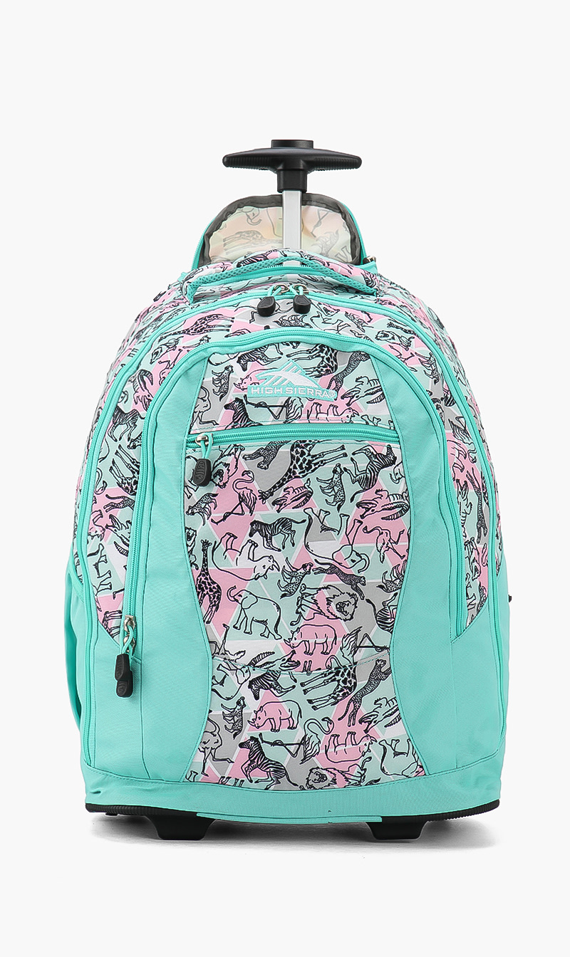 

Safari Wheeled Backpack, Green