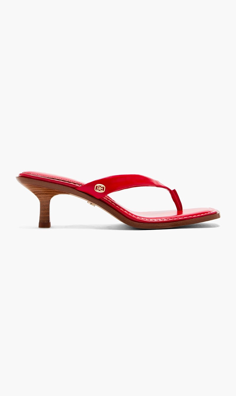 

Sam Edelman Red Dollie Thong Sandals for Women | The Deal Outlet