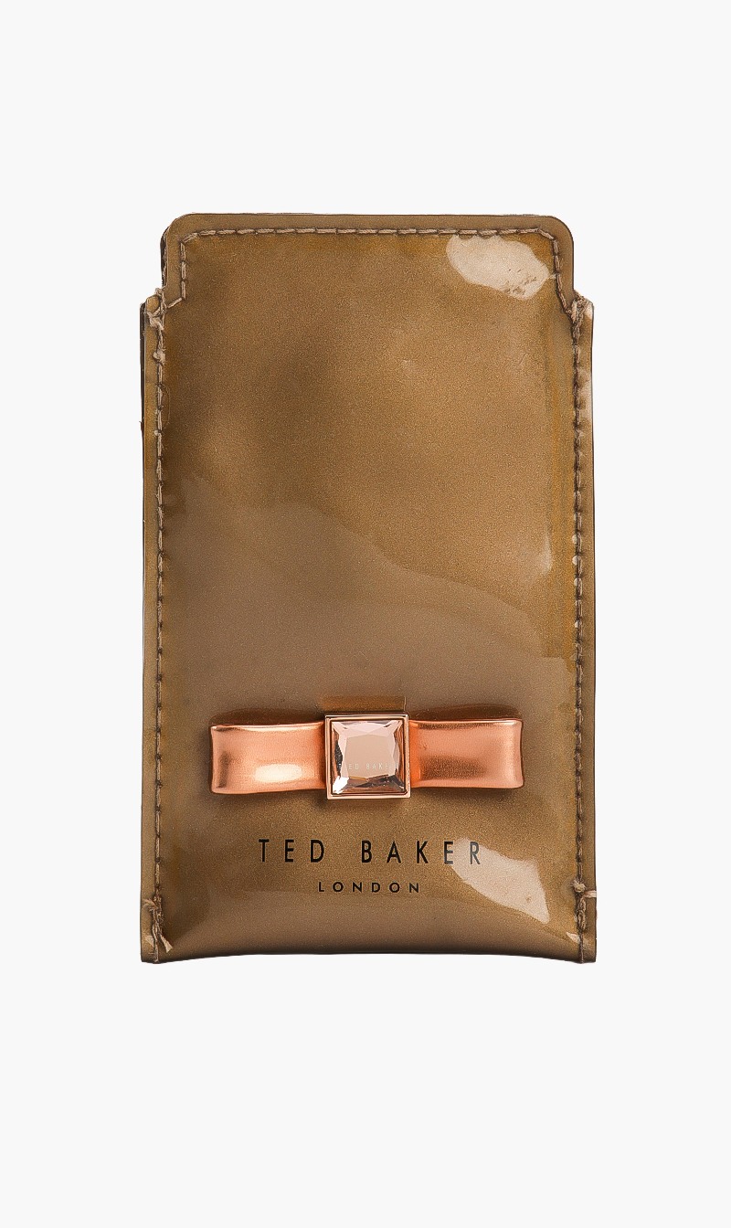 

Bow Metallic Phone Sleeve