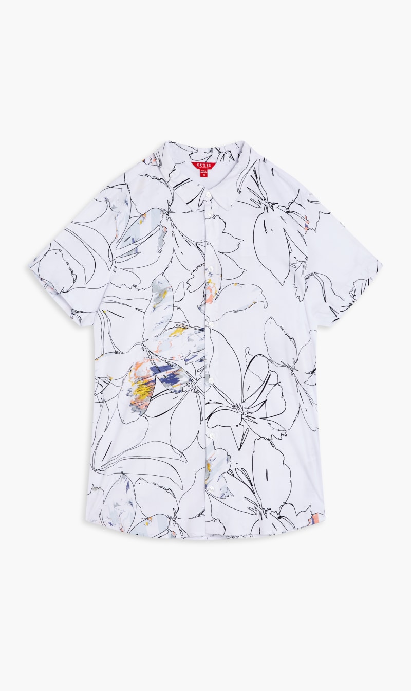 

Guess White Ss Grover Floral for Kids | The Deal Outlet