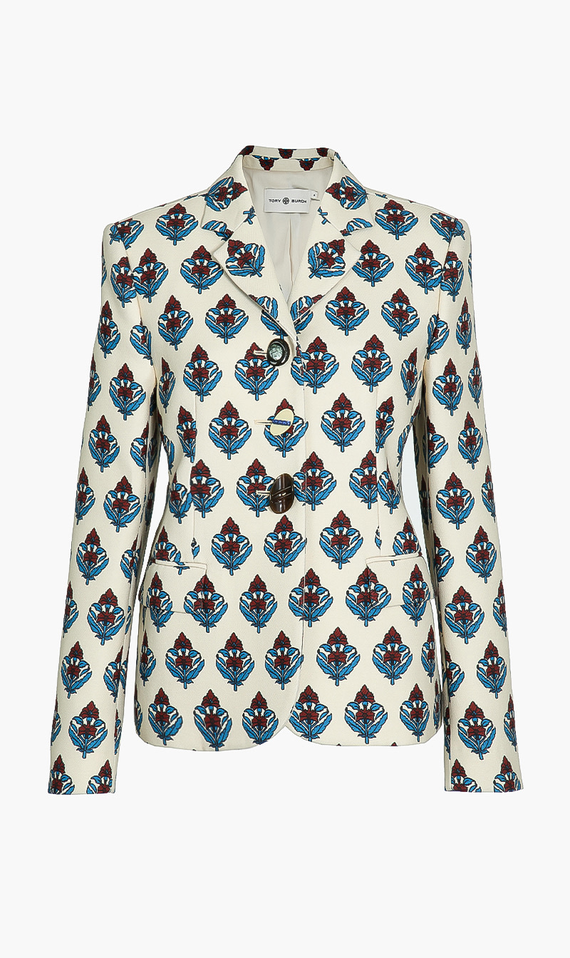 

Tory Burch Multi-button Twill Crepe Jacket
