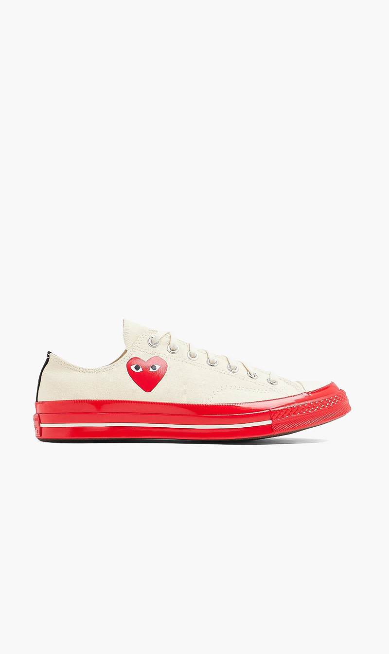 

449 White Play X Converse Low Top Sneakers for Men | The Deal Outlet