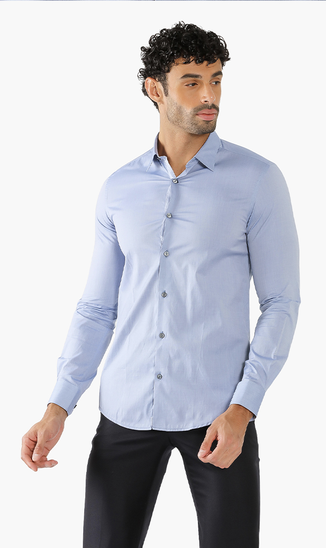 

Plain Long Sleeves Shirt