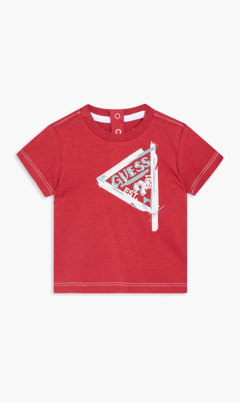 

Guess Red Organic Cotton T-shirt for Girls | The Deal Outlet