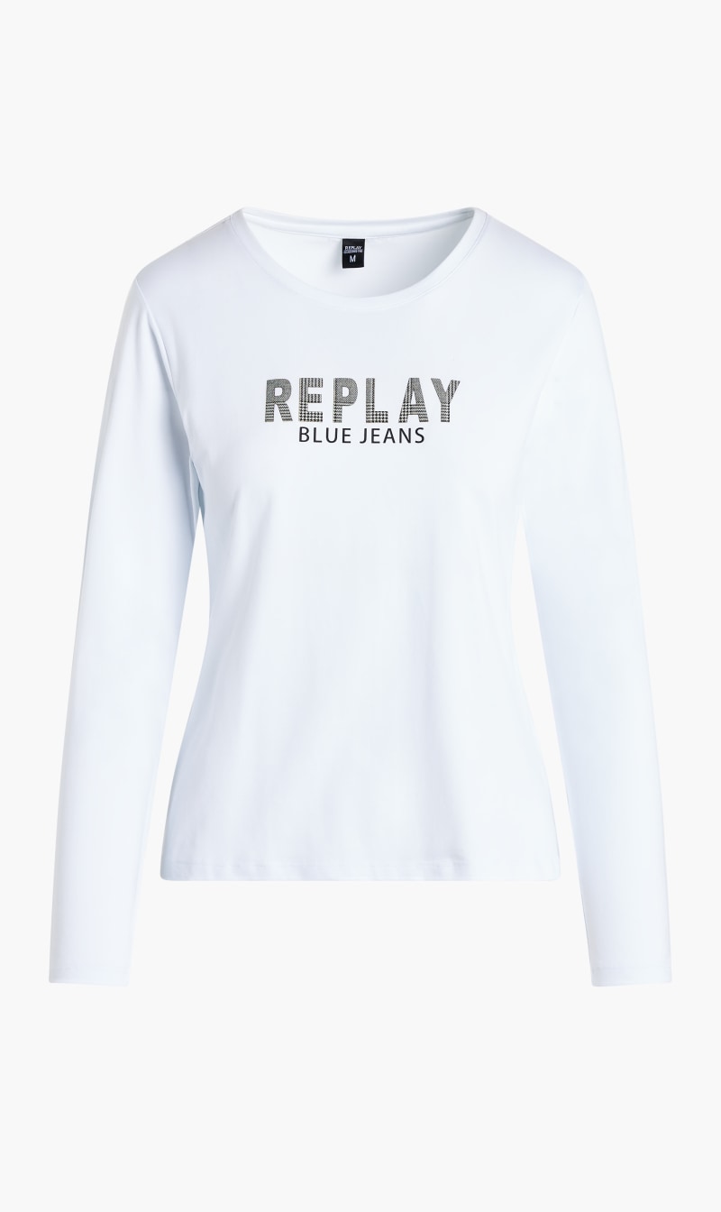 

Crew Ls 100% Ctn T-shirt W 10175811 White 00