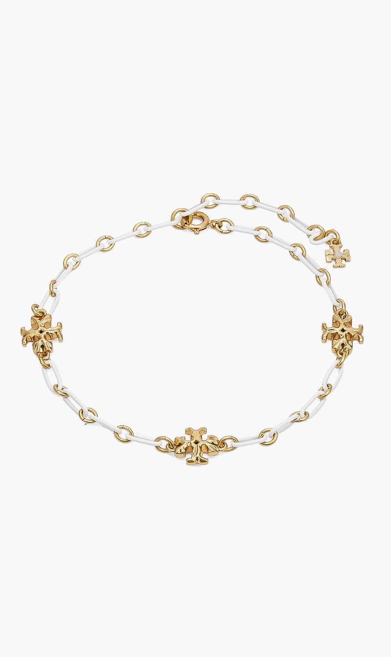 

Roxanne Delicate Chain Bracelet, White