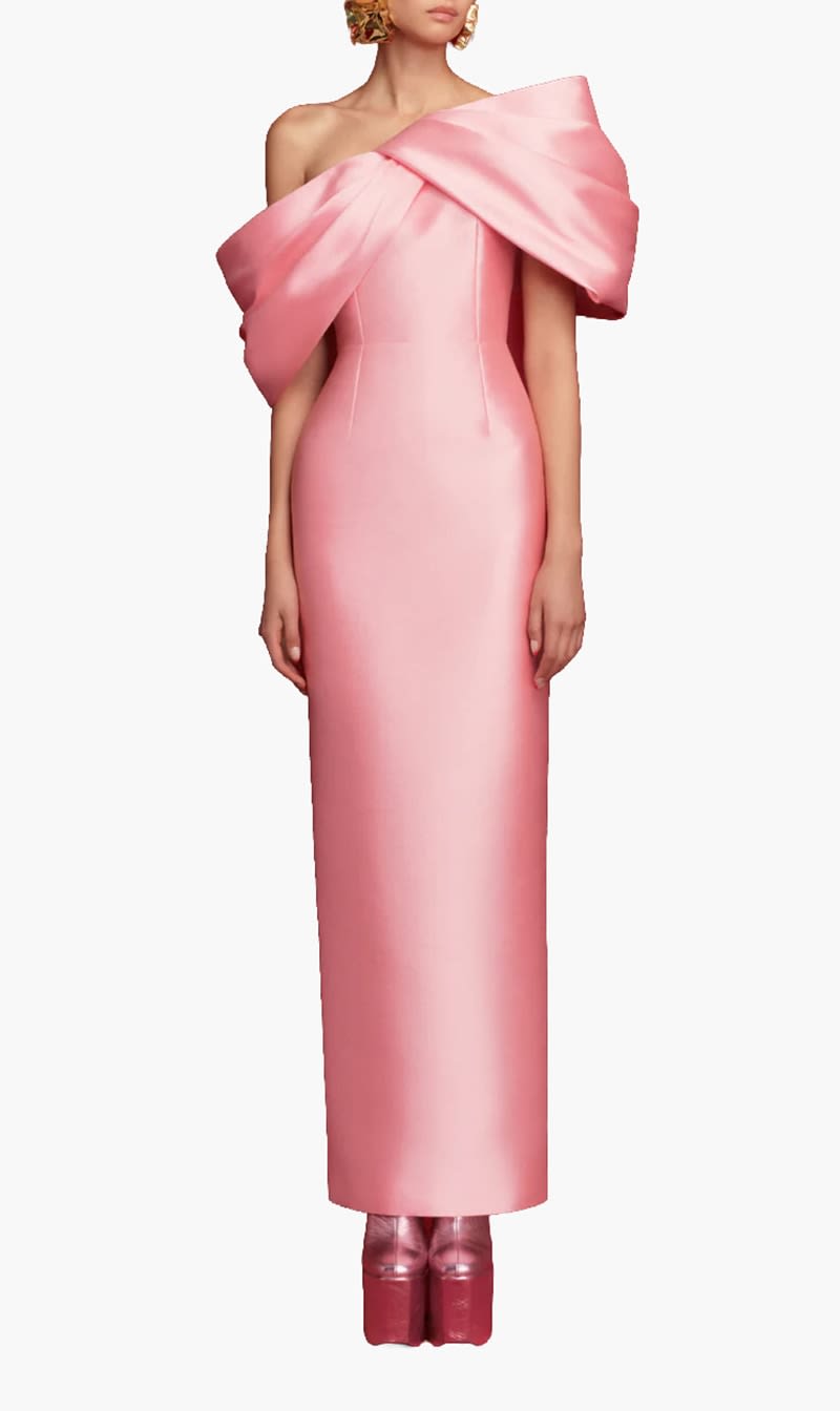 

Solace London Pink Davina Maxi Dress for Women | The Deal Outlet