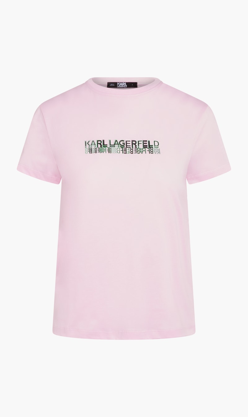 

Karl Lagerfeld Purple Seasonal Logo Regular T-shirt for Women | The Deal Outlet