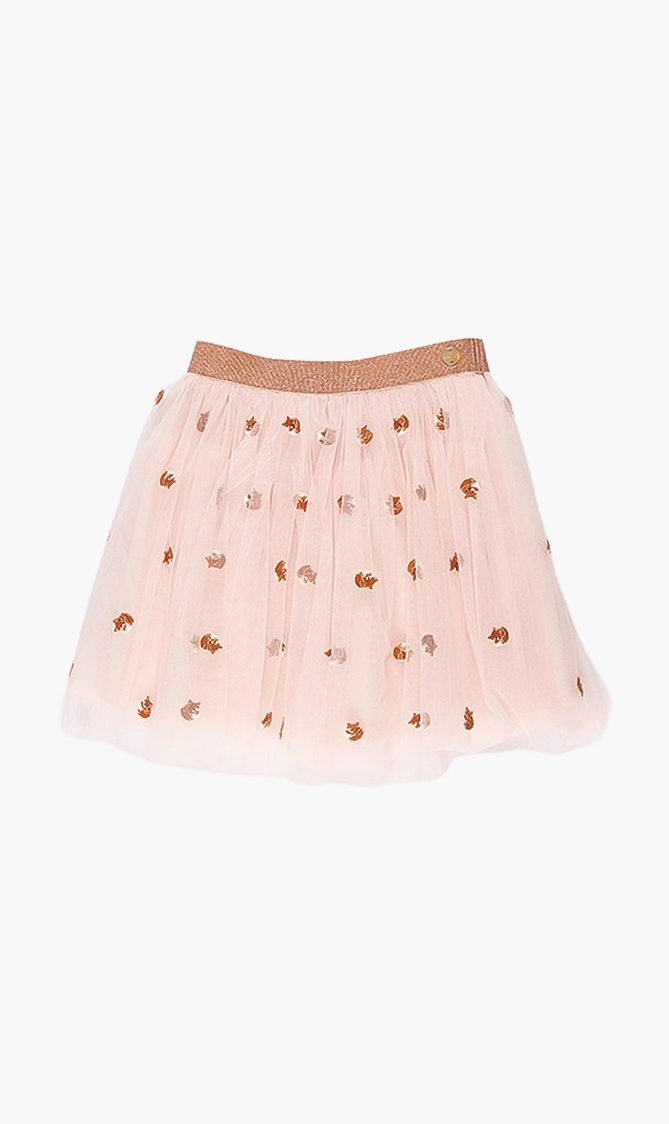 

Lanvin Embroidered Fox Tutu Skirt