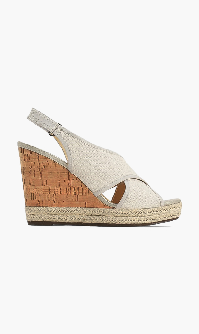 

Geox Janira Woven Wedge Sandals