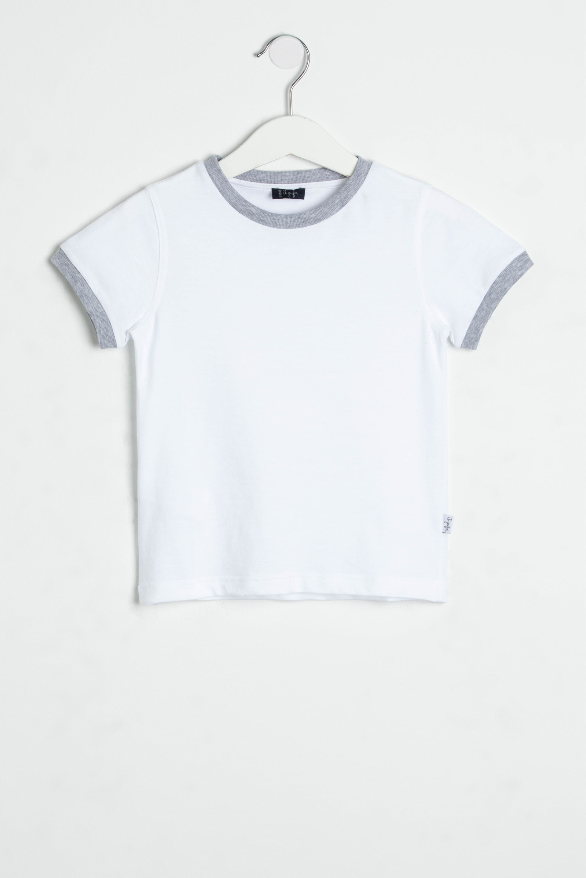 

Il Gufo Ribbed Trim T-shirt