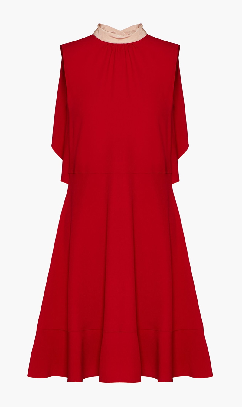 

Red Valentino Back Ruffle Dress