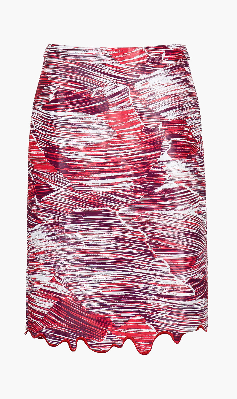 

Hem Cut Skirt, Multi-color