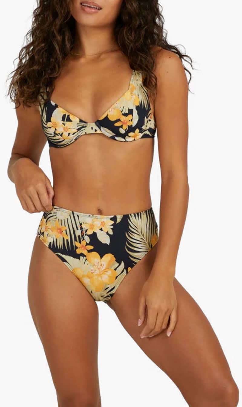 Billabong Multi-color Utopia Hi Maui High Leg Bottom for Women