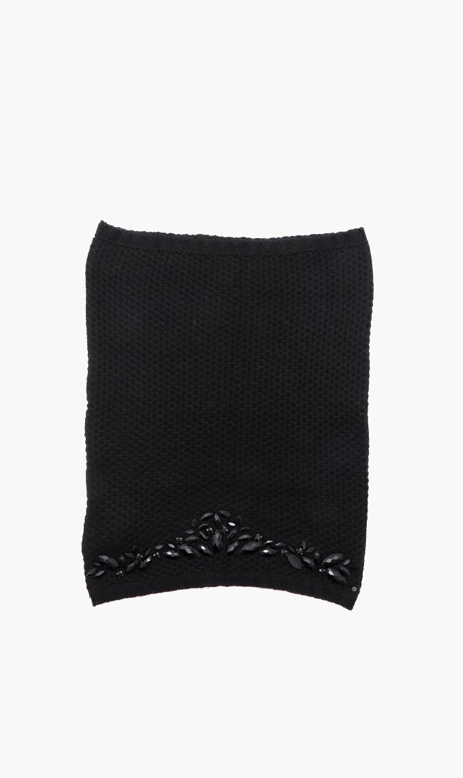 

Knitted Embellished Snood