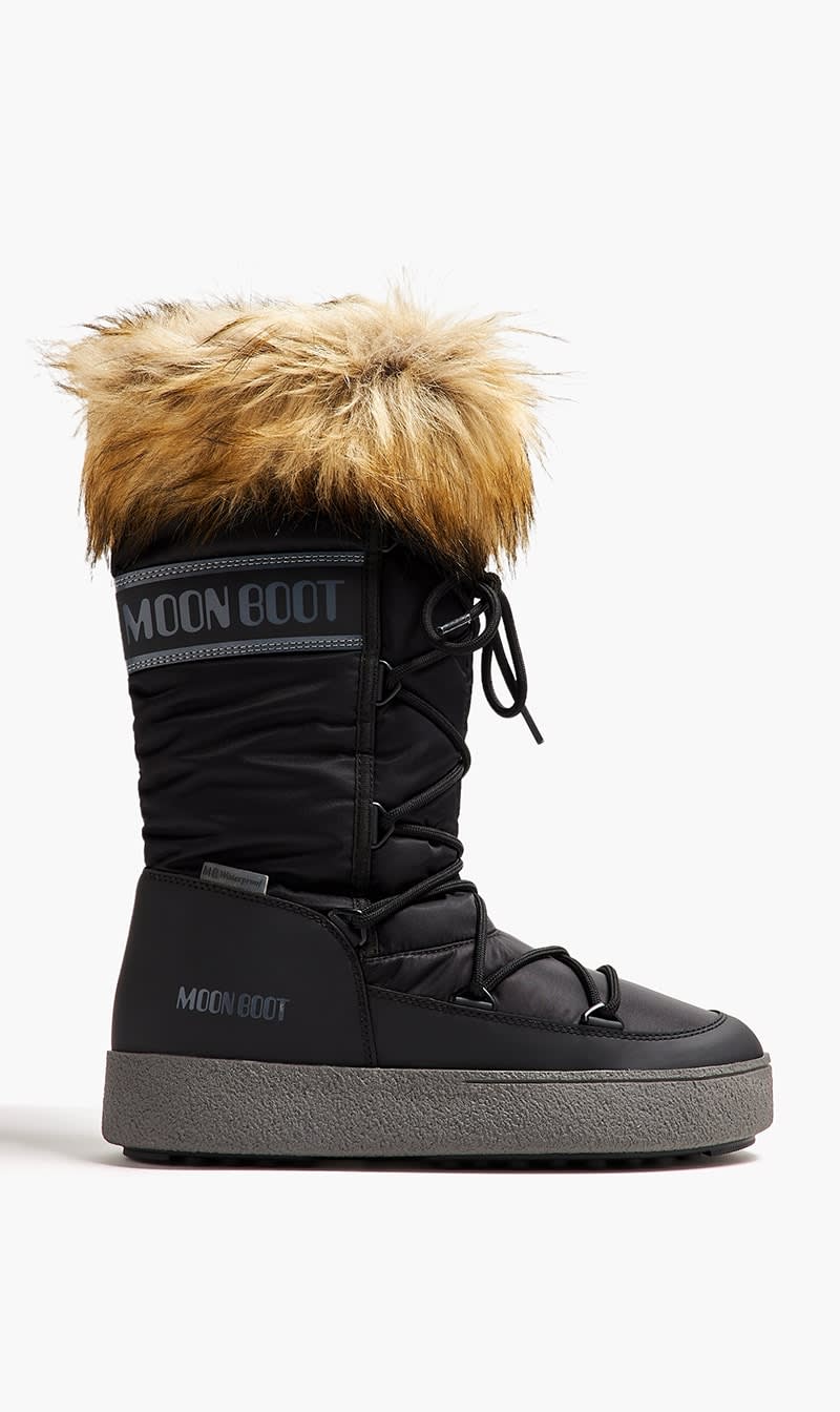 

Moon Boot Black Ltrack Monaco Boots for Women | The Deal Outlet