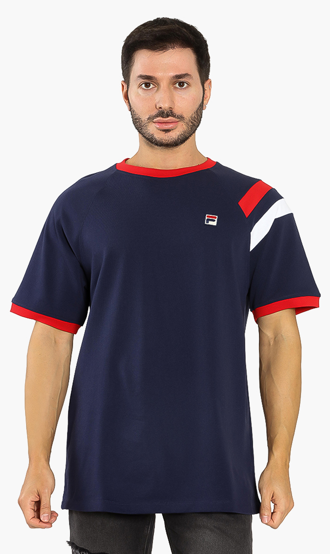 Fila Blue Roger Raglan T-shirt for Men | The Deal Outlet