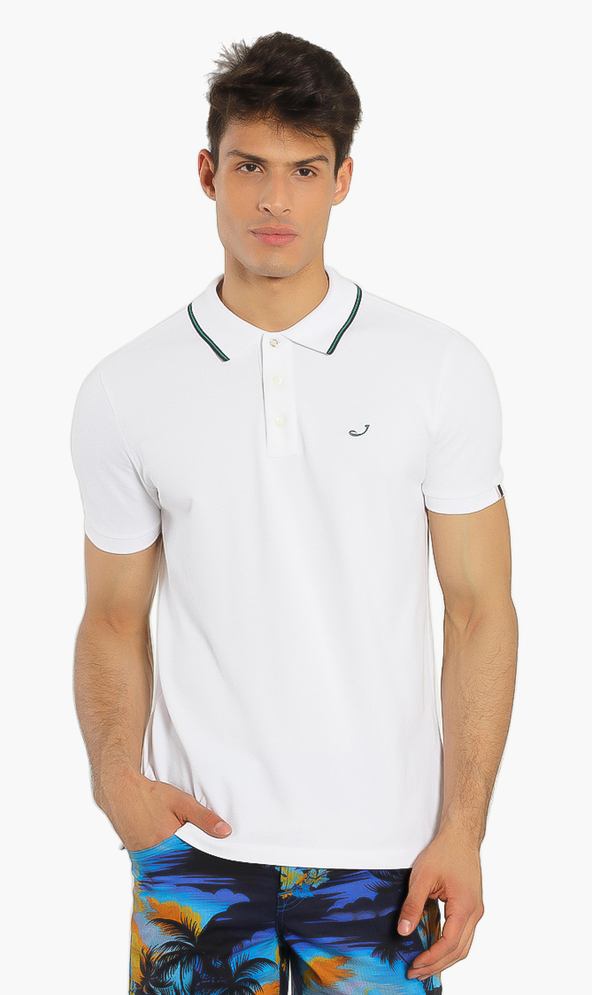 

Jacob Cohen Tipped Collar Polo Shirt