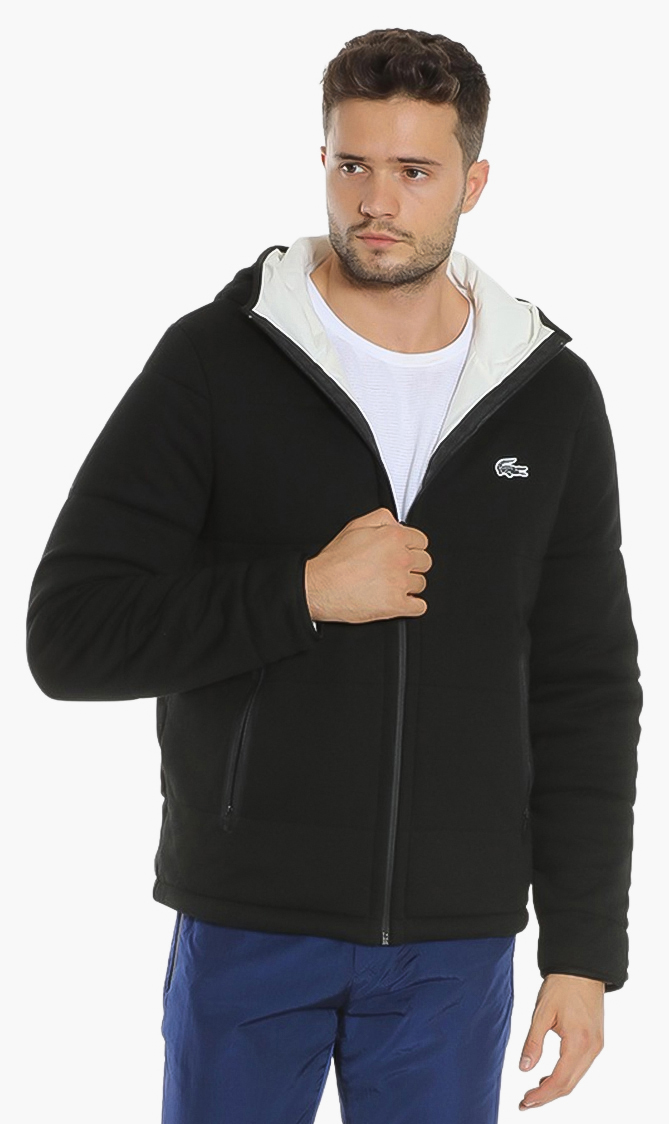 

Lacoste Reversible Quilted Hooded Jacket