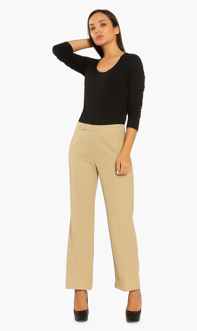 

Summer Wide Leg Pants, Beige